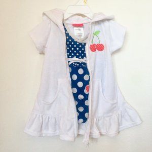 SALE! - Hooded Bathing Suit Cover Up & One-Piece Swimsuit